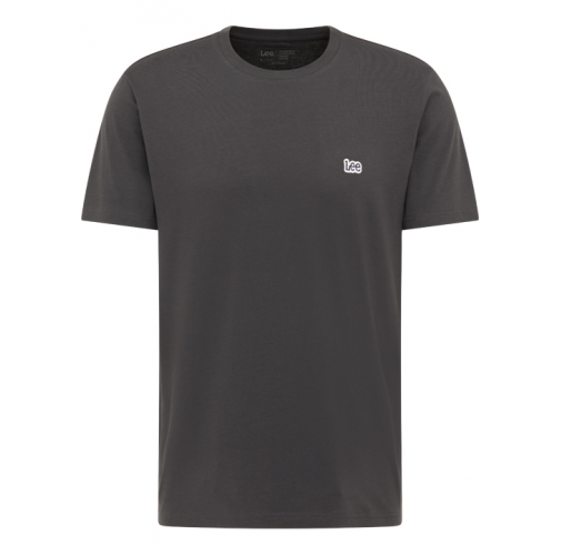 black washed Camiseta parche logo Lee