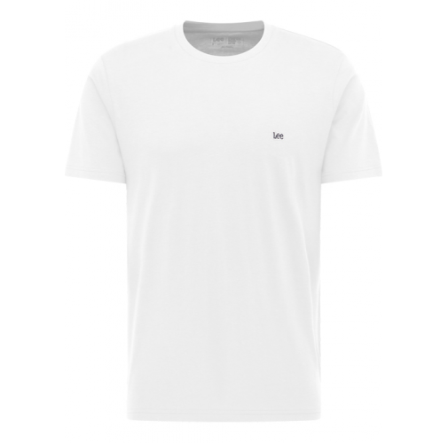 white Camiseta parche logo Lee