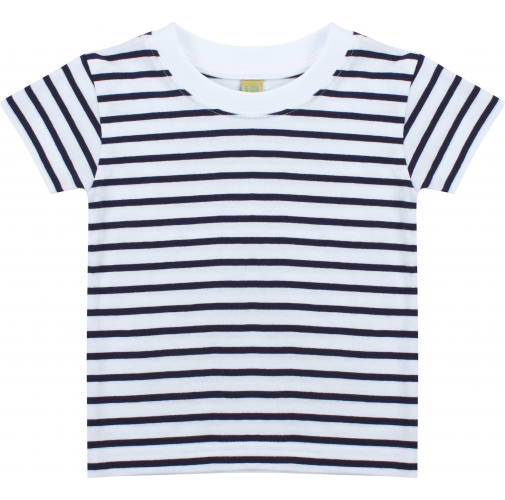 white / oxford navy Camiseta a rayas