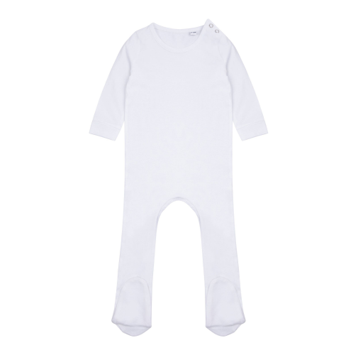 white Pijama algodón orgánico manga larga