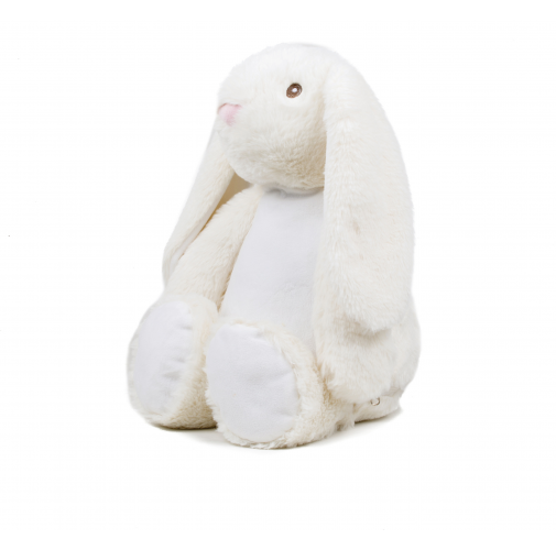 Conejo de peluche con cremallera