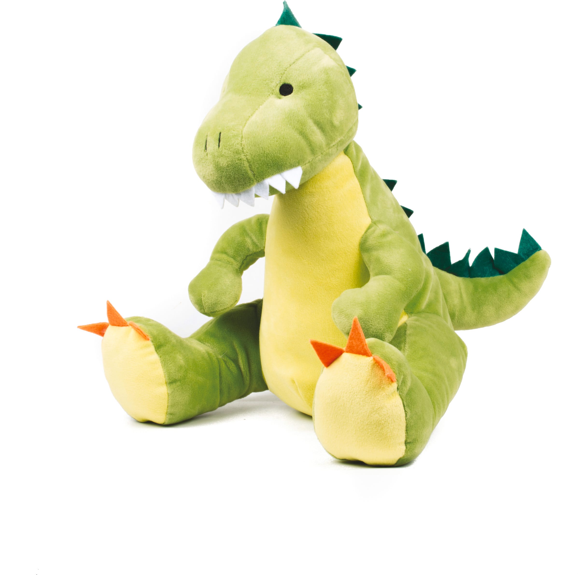 Dinosaurio de peluche con cremallera