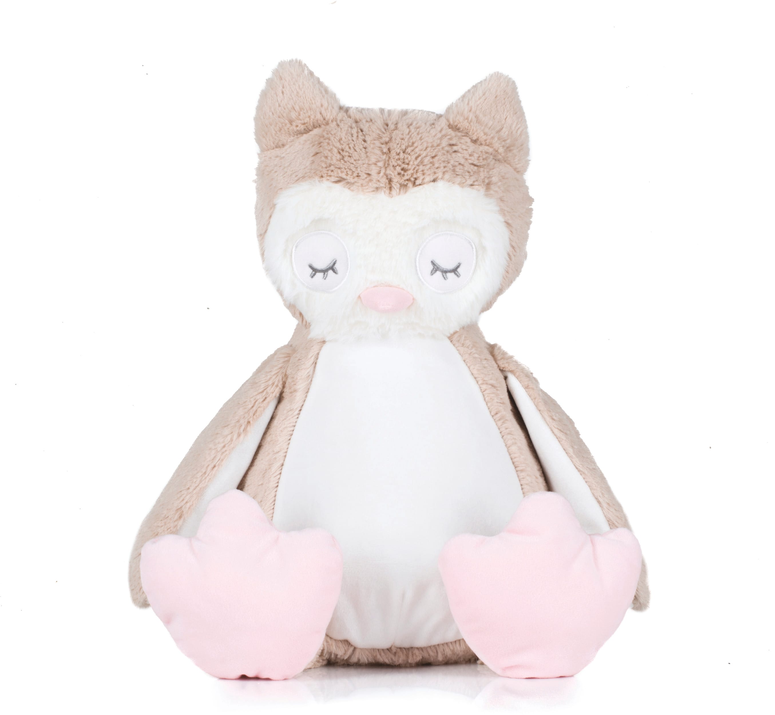 LECHUZA DE PELUCHE CON CREMALLERA