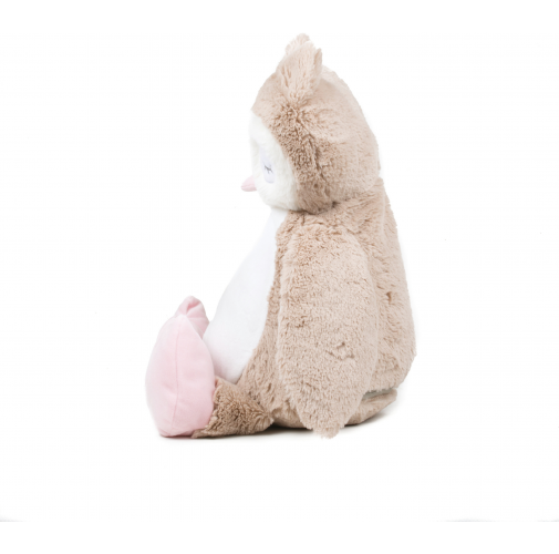 Lechuza de peluche con cremallera