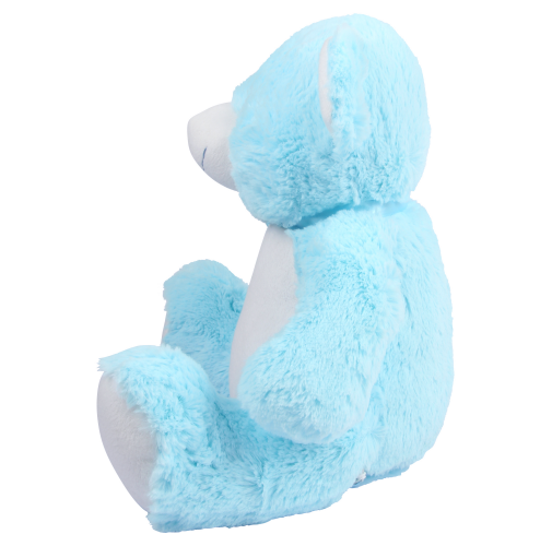 baby blue Oso de peluche con cremallera