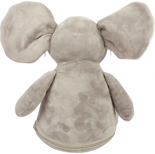 Elefante de peluche con cremallera