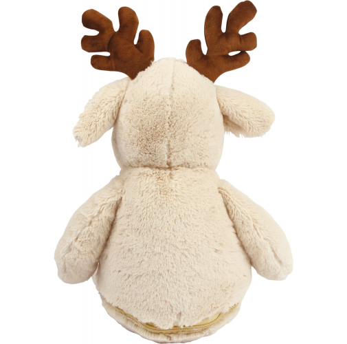 Reno de peluche con cremallera