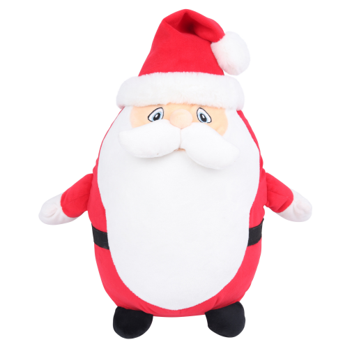 red Peluche Papá Noel con cremallera