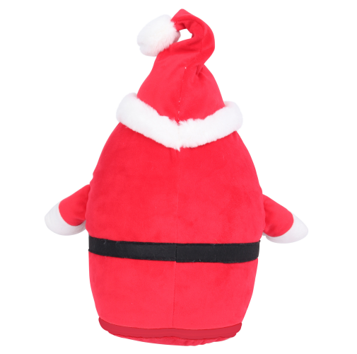red Peluche Papá Noel con cremallera