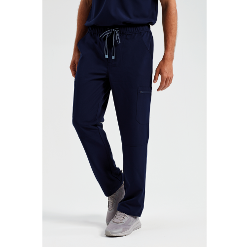 Pantalón cargo elástico hombre<br/>