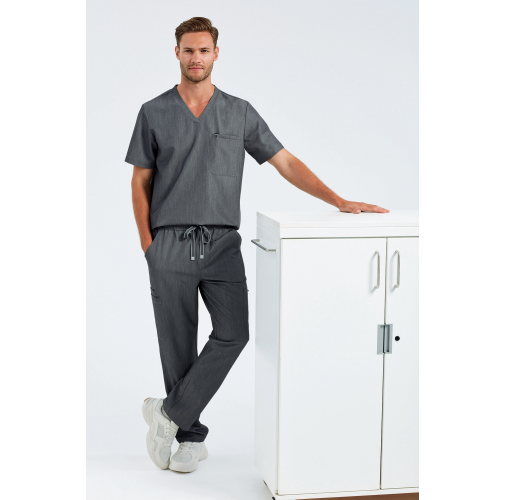 Pantalón cargo elástico hombre<br/>