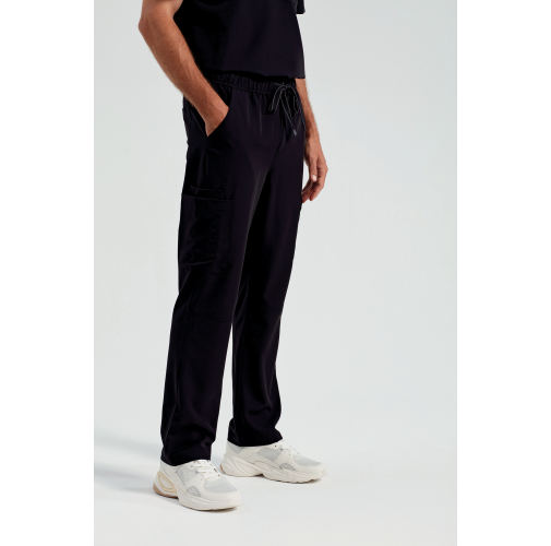 Pantalón cargo elástico hombre<br/>