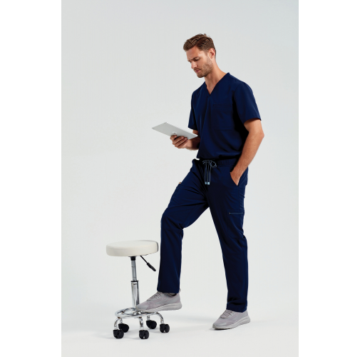 Pantalón cargo elástico hombre<br/>