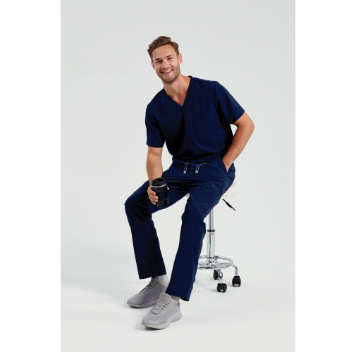 Pantalón cargo elástico hombre<br/>