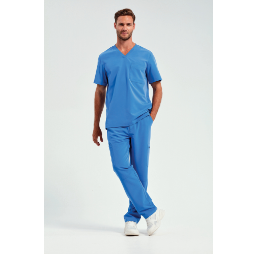 Pantalón cargo elástico hombre<br/>