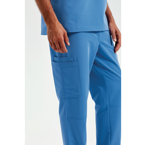 Pantalón cargo elástico hombre<br/>