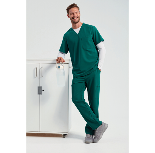 Pantalón cargo elástico hombre<br/>