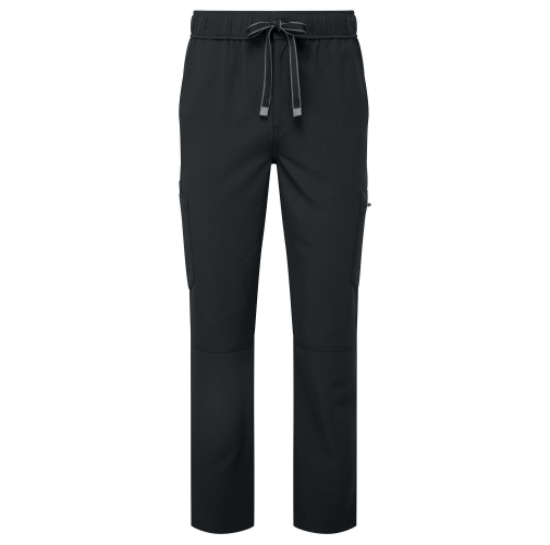 black Pantalón cargo elástico hombre<br/>