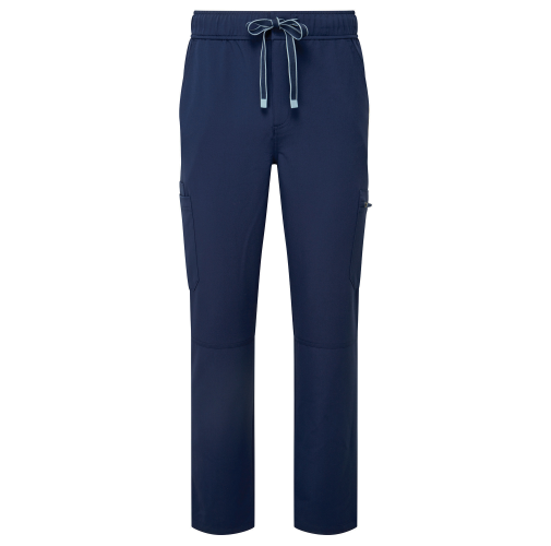 navy Pantalón cargo elástico hombre<br/>