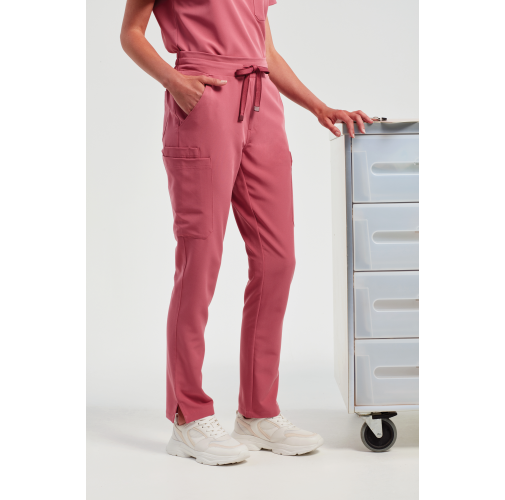 Pantalón cargo elástico mujer<br/>