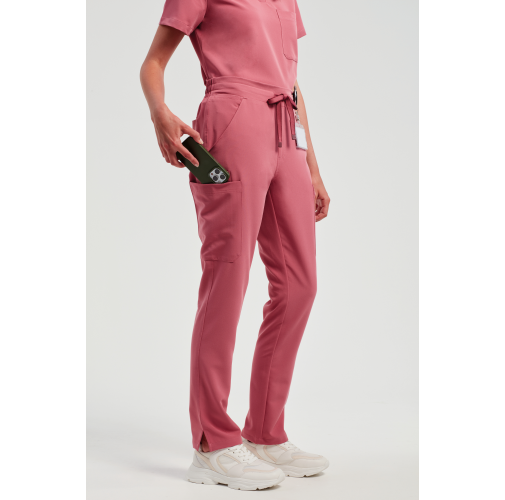 Pantalón cargo elástico mujer<br/>