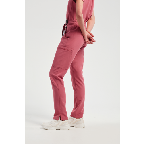 Pantalón cargo elástico mujer<br/>