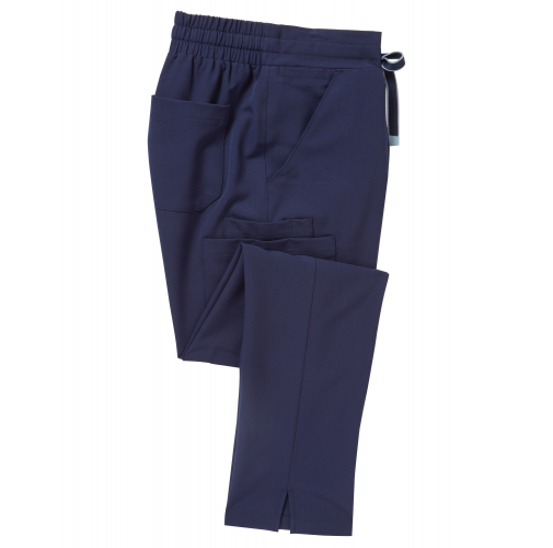 navy Pantalón cargo elástico mujer<br/>