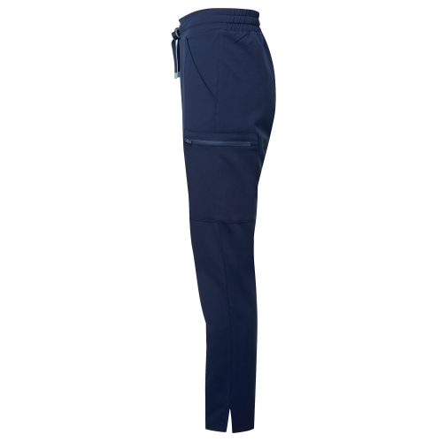 navy Pantalón cargo elástico mujer<br/>
