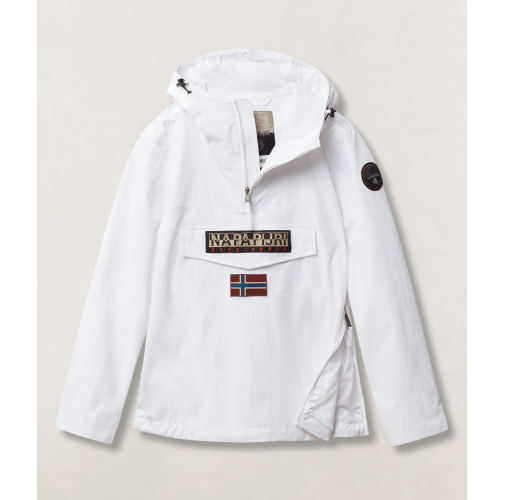 bright white Anorak con capucha RAINFOREST