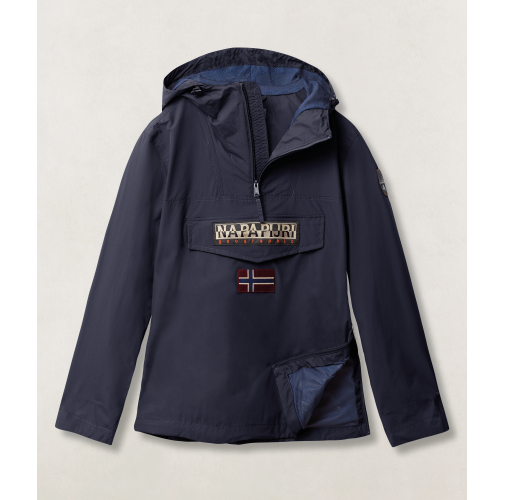 navy Anorak con capucha RAINFOREST