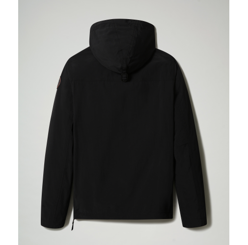 black Anorak con capucha RAINFOREST