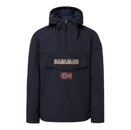blue marine Anorak con capucha RAINFOREST