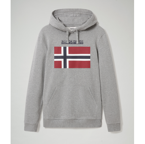medium grey melange Sudadera capucha Bellyn H