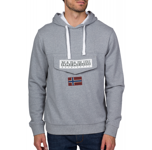 medium grey melange Sudadera capucha Burgee Sum 3