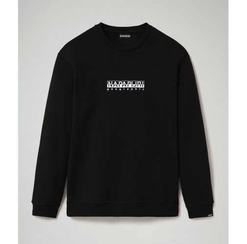 black Sudadera de cuello redondo B-Box