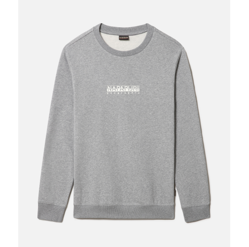 medium grey melange Sudadera de cuello redondo B-Box