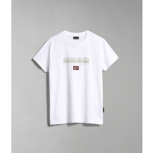 bright white Camiseta de manga corta S-Ayas