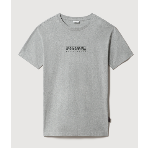 medium grey melange Camiseta de manga corta S-Box