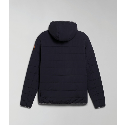 black Chaqueta acolchada plegable Huron