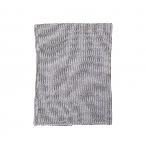 moon grey heather Braga de cuello de lana merino unisex