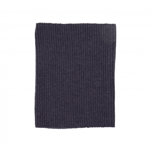 navy blue heather Braga de cuello de lana merino unisex