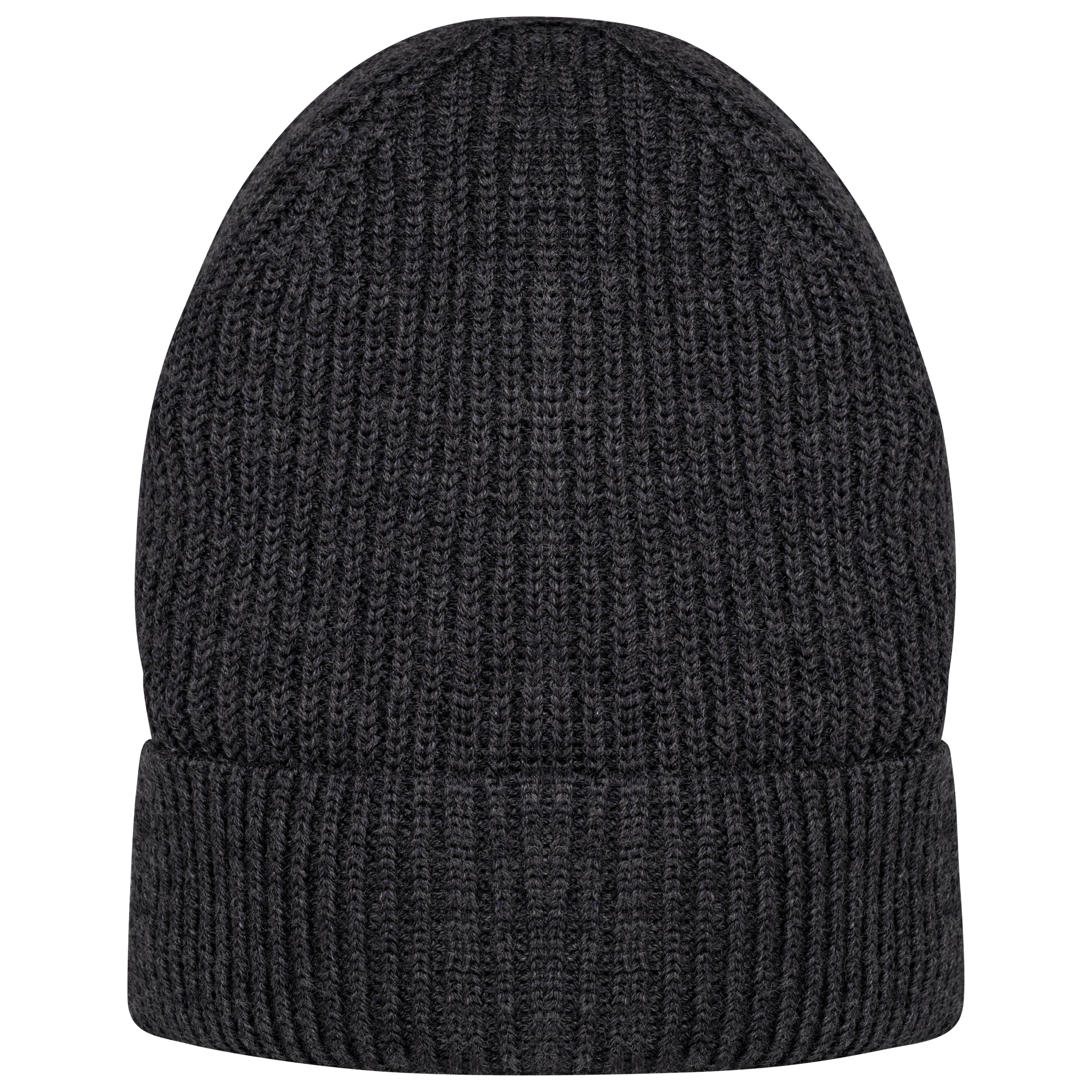black Gorro ecorresponsable de lana merino unisex