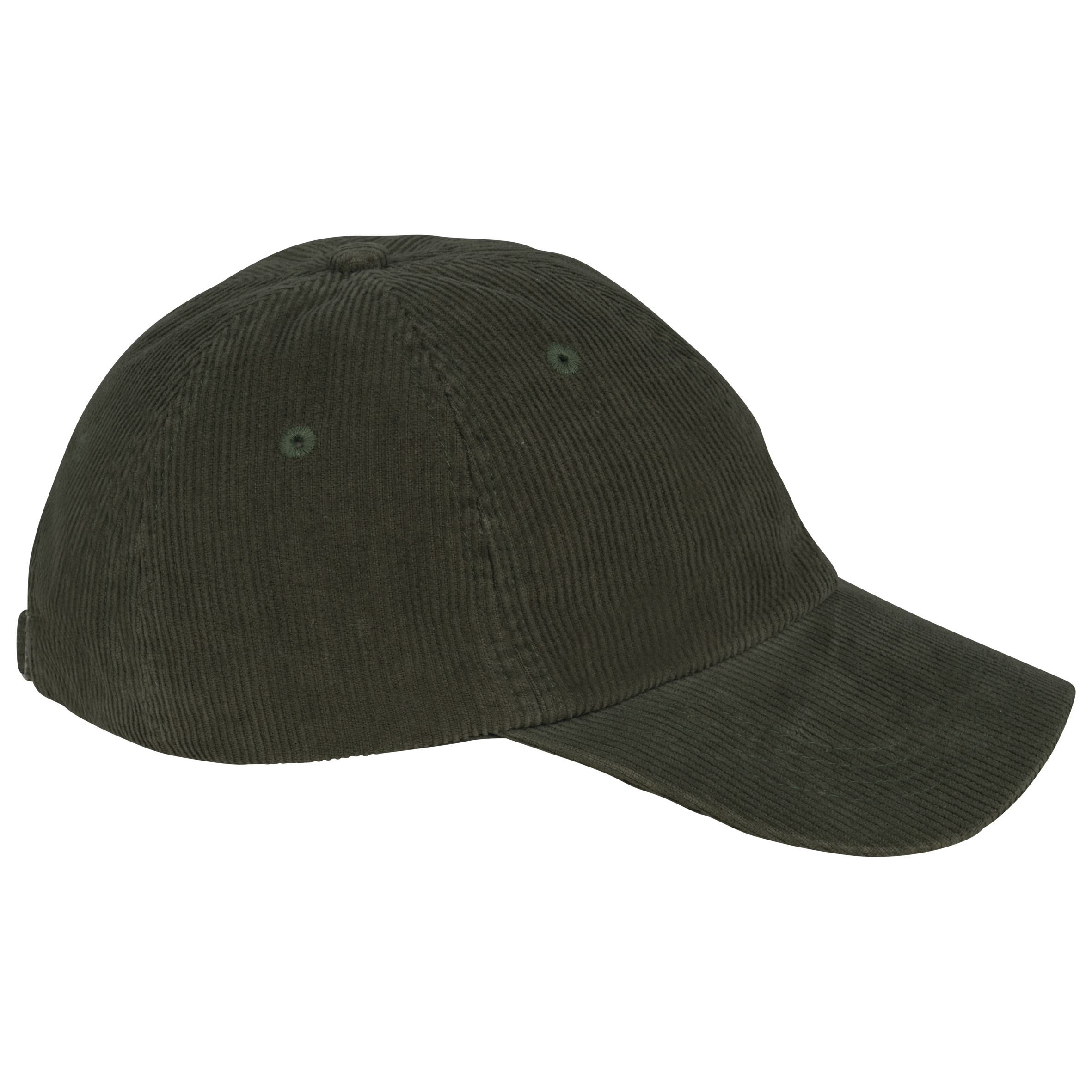 black Gorra de pana ecorresponsable 6 paneles unisex