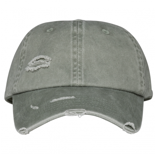 washed almond green Gorra ecorresponsable efecto desgastado unisex