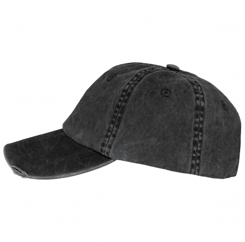washed black Gorra ecorresponsable efecto desgastado unisex