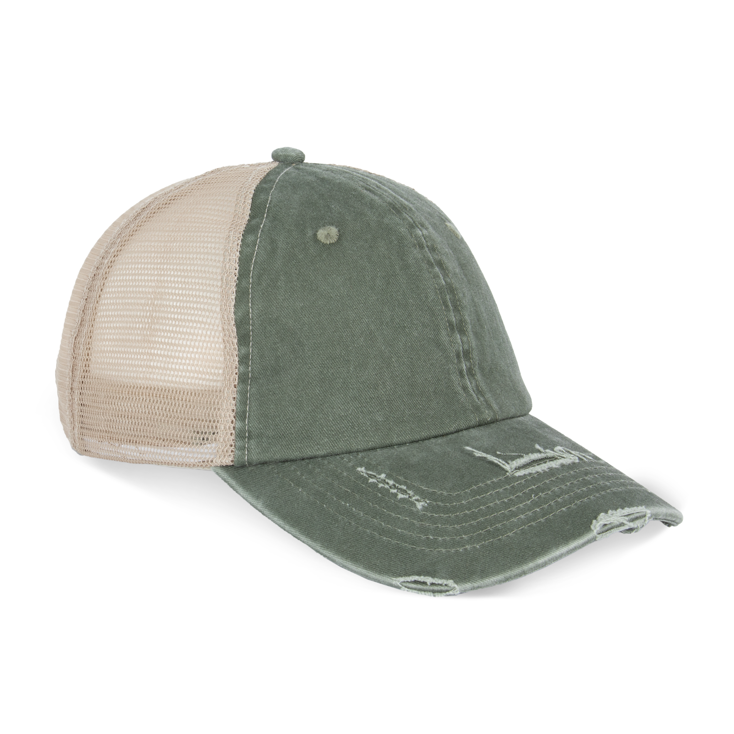 Gorra trucker ecorresponsable efecto desgastado unisex