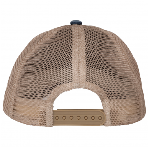 washed navy blue / beige Gorra trucker ecorresponsable efecto desgastado unisex