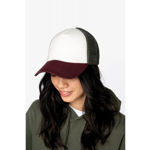 Gorra trucker ecorresponsable 5 paneles unisex