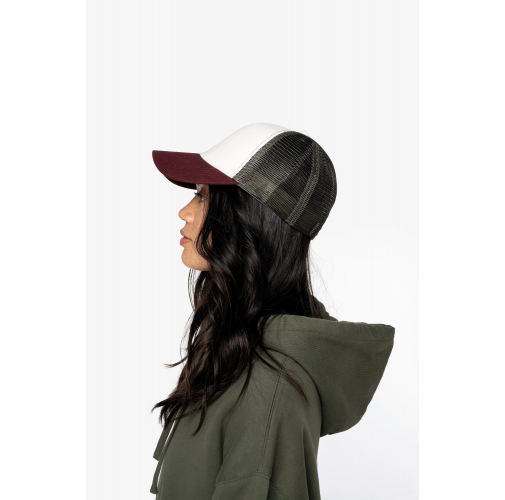 Gorra trucker ecorresponsable 5 paneles unisex