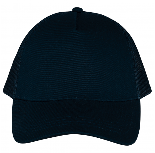 black Gorra trucker ecorresponsable 5 paneles unisex